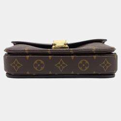 Pre Owned حقيبة لوي فويتون بوشيت ميتيس إيست ويست قماش مطلي بني