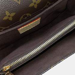 Pre Owned حقيبة لوي فويتون بوشيت ميتيس إيست ويست قماش مطلي بني