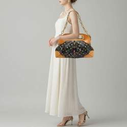 مملوكة مسبقًا Louis Vuitton Judy GM Black Monogram Multicolore Canvas Bag