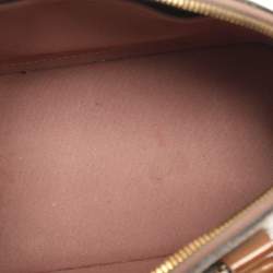 Pre Owned Louis Vuitton Alma BB Noisette Monogram Vernis Bag
