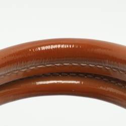 Pre Owned Louis Vuitton Alma BB Noisette Monogram Vernis Bag