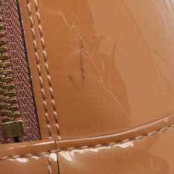 Pre Owned Louis Vuitton Alma BB Noisette Monogram Vernis Bag