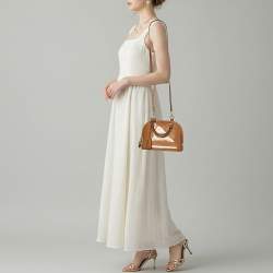 Pre Owned Louis Vuitton Alma BB Noisette Monogram Vernis Bag