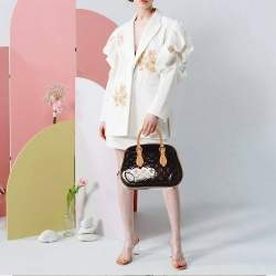 مملوكة مسبقًا Louis Vuitton Summit Drive Amarante Monogram Vernis Bag