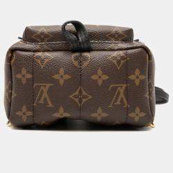 Pre Owned Louis Vuitton Brown Monogram Mini Palm Springs