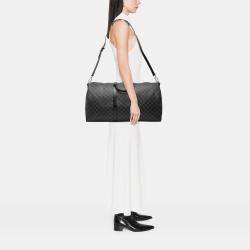 مملوكة مسبقًا حقيبة لوي فيتون كيبال باندولير 55 داميه غرافيت رمادية