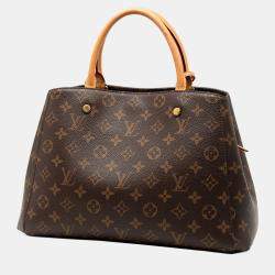 Pre Owned Louis Vuitton Brown Monogram Montaigne MM