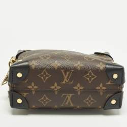 Pre Owned حقيبة لوي فيتون بلاك مونوغرام كانفاس وجلد بيتيت مال سوپلي