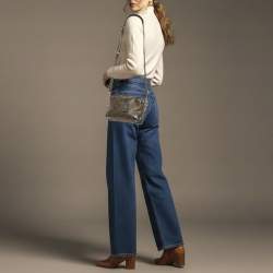 Pre Owned حقيبة لوي فيتون بلاك مونوغرام كانفاس وجلد بيتيت مال سوپلي