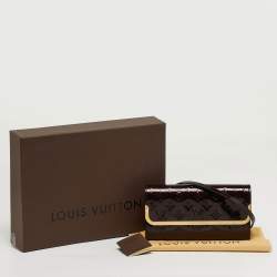 Pre Owned Louis Vuitton Rossmore MM Amarante Monogram Vernis Bag