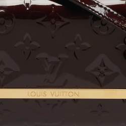 Pre Owned Louis Vuitton Rossmore MM Amarante Monogram Vernis Bag