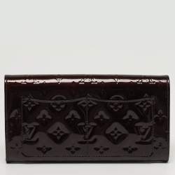 Pre Owned Louis Vuitton Rossmore MM Amarante Monogram Vernis Bag