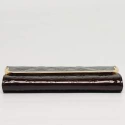 Pre Owned Louis Vuitton Rossmore MM Amarante Monogram Vernis Bag