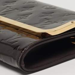 Pre Owned Louis Vuitton Rossmore MM Amarante Monogram Vernis Bag