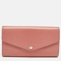 Pre Owned محفظة لويس فيتون سارة كورال إبي جلد