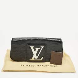 Pre Owned Louis Vuitton Sobe Black Electric Epi Leather Clutch