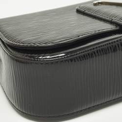 Pre Owned Louis Vuitton Sobe Black Electric Epi Leather Clutch