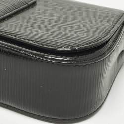 Pre Owned Louis Vuitton Sobe Black Electric Epi Leather Clutch