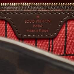 Pre Owned حقيبة لوي فيتون "نافر فول إم إم" داميي إيبين كانفاس