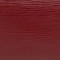 Pre Owned Louis Vuitton Zippy Rouge Pomodoro Epi Leather Wallet