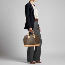 Pre Owned Louis Vuitton Alma PM Monogram Canvas Bag