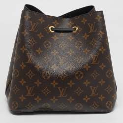 مملوكة مسبقًا Louis Vuitton NeoNoe Black Monogram Canvas Bucket Bag