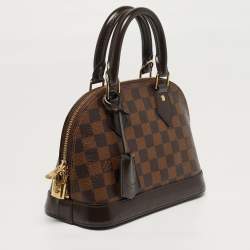 مملوكة مسبقًا Louis Vuitton  Alma BB Damier Ebene Canvas Bag
