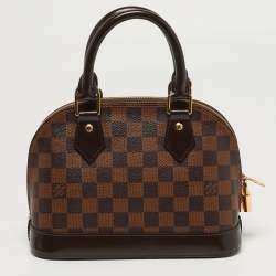 مملوكة مسبقًا Louis Vuitton  Alma BB Damier Ebene Canvas Bag