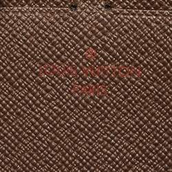 مملوكة مسبقًا Louis Vuitton Zippy Damier Ebene Canvas Zip Around Wallet