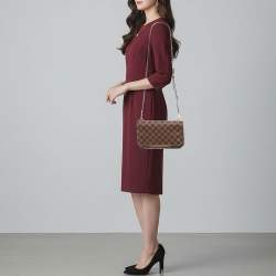 مملوكة مسبقًا Louis Vuitton Hoxton PM Damier Ebene Canvas Bag