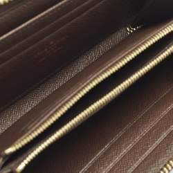 مملوكة مسبقًا محفظة مضغوطة بسحاب لويس فيتون داميير إبين كانفاس