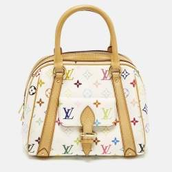 Pre Owned Louis Vuitton Priscilla Multicolore Monogram Canvas Satchel