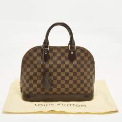 Pre Owned Louis Vuitton Alma PM Damier Ebene Canvas Bag