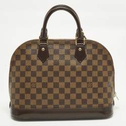 Pre Owned Louis Vuitton Alma PM Damier Ebene Canvas Bag