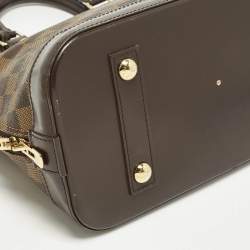 Pre Owned Louis Vuitton Alma PM Damier Ebene Canvas Bag