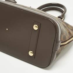 Pre Owned Louis Vuitton Alma PM Damier Ebene Canvas Bag