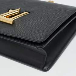 مملوكة مسبقًا Louis Vuitton Twist Belt Black Epi Leather Chain Pouch