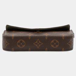 مملوكة مسبقًا حقيبة لويس فيتون بني مونوغرام فيليسي ستراب آند جو