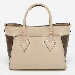 مملوكة مسبقًا حقيبة لوي فيتون أون ماي سايد كانفاس وجلد غريج مونوغرامي PM