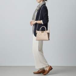 مملوكة مسبقًا حقيبة لوي فيتون أون ماي سايد كانفاس وجلد غريج مونوغرامي PM