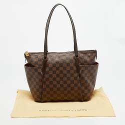 Pre Owned حقيبة لويس فيتون توتلي PM قماش دامير إيبين