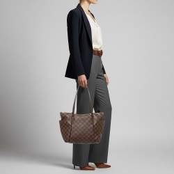 Pre Owned حقيبة لويس فيتون توتلي PM قماش دامير إيبين