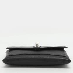 مملوكة مسبقًا حقيبة يد صغيرة لويس فويتون ماي لوكمي جلد أسود بسلسلة