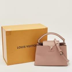 مملوكة مسبقًا Louis Vuitton Capucines MM Pink Leather Bag