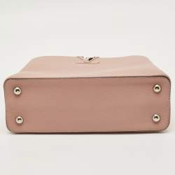 مملوكة مسبقًا Louis Vuitton Capucines MM Pink Leather Bag