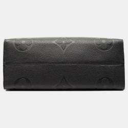 Pre Owned Louis Vuitton Black Monogram Empreinte Onthego MM