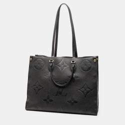 Pre Owned Louis Vuitton Black Monogram Empreinte Onthego MM