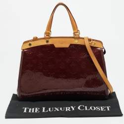 مملوكة مسبقًا حقيبة لويس فيتون بريا متوسطة مونوجرام فيرنيه روج فوفيست