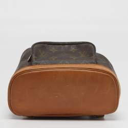 مملوكة مسبقًا حقيبة ظهر لويس فويتون مونسوريس ميني مونوغرام كانفاس