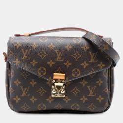 مملوكة مسبقًا Louis Vuitton Brown Monogram Pochette Metis